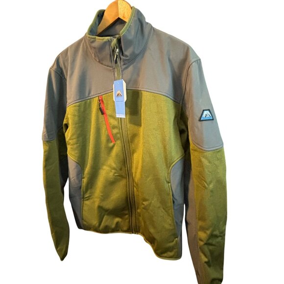 Mapamyumco NWT Mens Outdoor Fleece Jacket With Zip Pockets Stand Collar - Picture 4 of 9